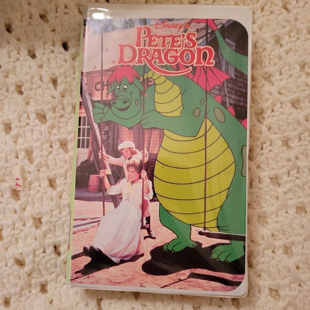 Disney Pete's Dragon VHS - Green and Pink